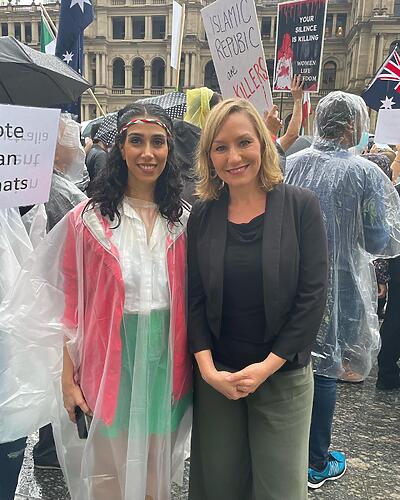 Thank you to everyone who came to the Freedom for Iran rally today. It...