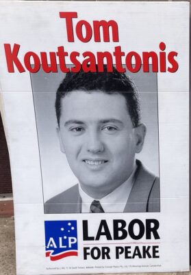 25 year ago today SA Labor’s longest serving MP Tom Koutsantonis MP wa...