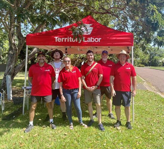 Territory Labor: Labor volunteers are back in the beautiful leafy streets of Fannie Bay…