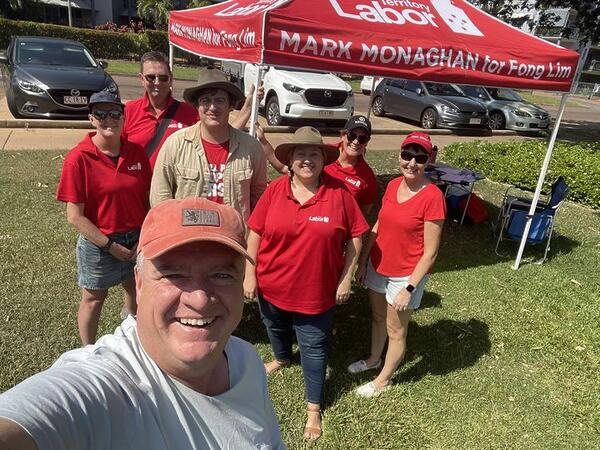 Territory Labor: Mark Monaghan MLA: Member for Fong Lim and the team are out knocking o…