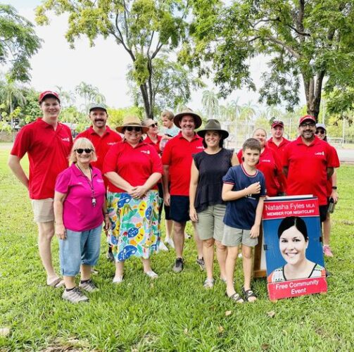 Territory Labor: The Labor team hit the doors in Nightcliff this morning with Chief Min…