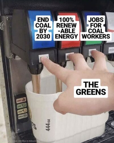 Thirsty for climate action @victoriangreens...