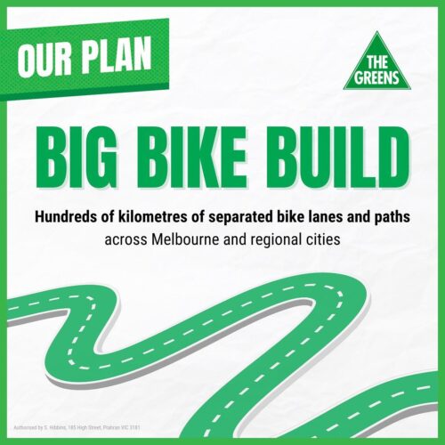 LAUNCHING our plan for bikes and pedestrians — including a bike super...