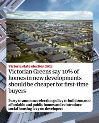 The Greens’ plan to make housing affordable includes building 200,000 ...