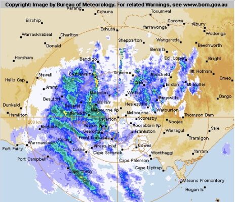 This from the Bureau of Meteorology just a few minutes ago. Stay safe ...