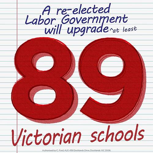 The Andrews Labor Government has built, expanded, and improved schools...