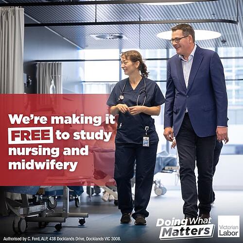 The Andrews Labor Government has hired 26,000 extra healthcare workers...