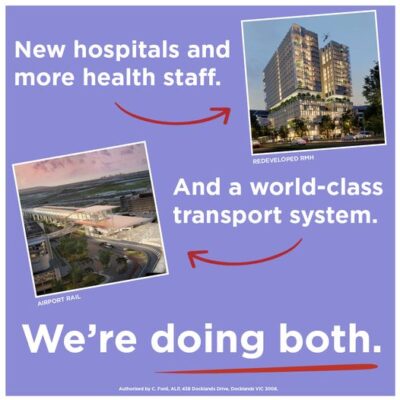 Victorians shouldn't have to choose between new hospitals and more hea...