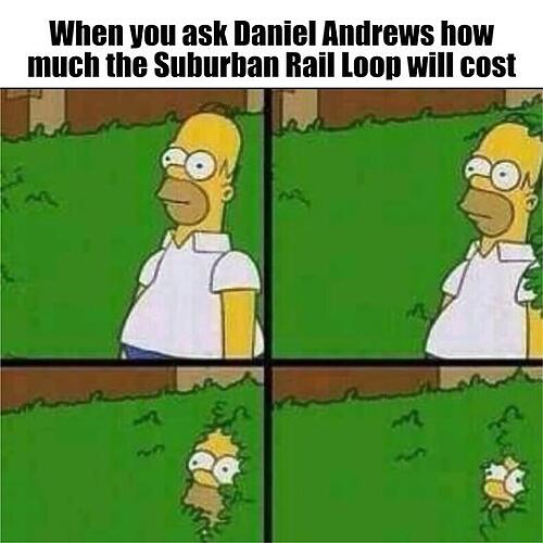 Why do you think Daniel Andrews won't reveal the cost of the Subu...