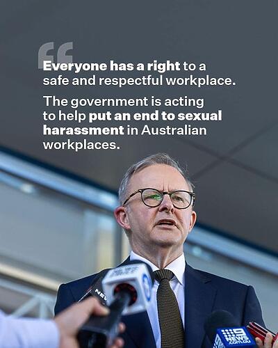 The Respect@Work Bill to help prevent sexual harassment at work has pa...