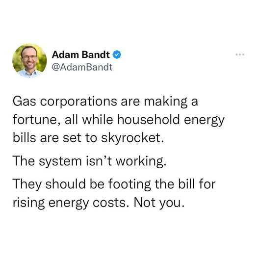 Adam Bandt: Fuelling the climate crisis, and making families foot the bill fo…