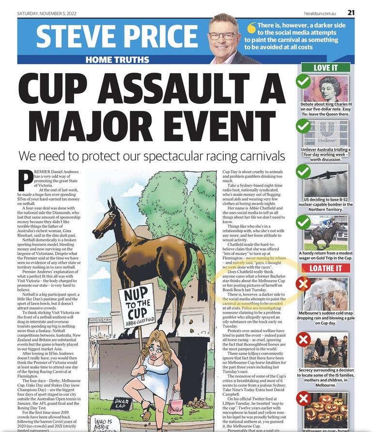 Adam Bandt: Old mate Steve Price suggesting no one cares what @abbiechatfield…