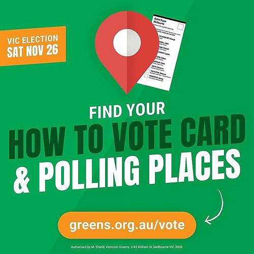 This Saturday, vote [1] Greens to keep the Liberals out and push ...