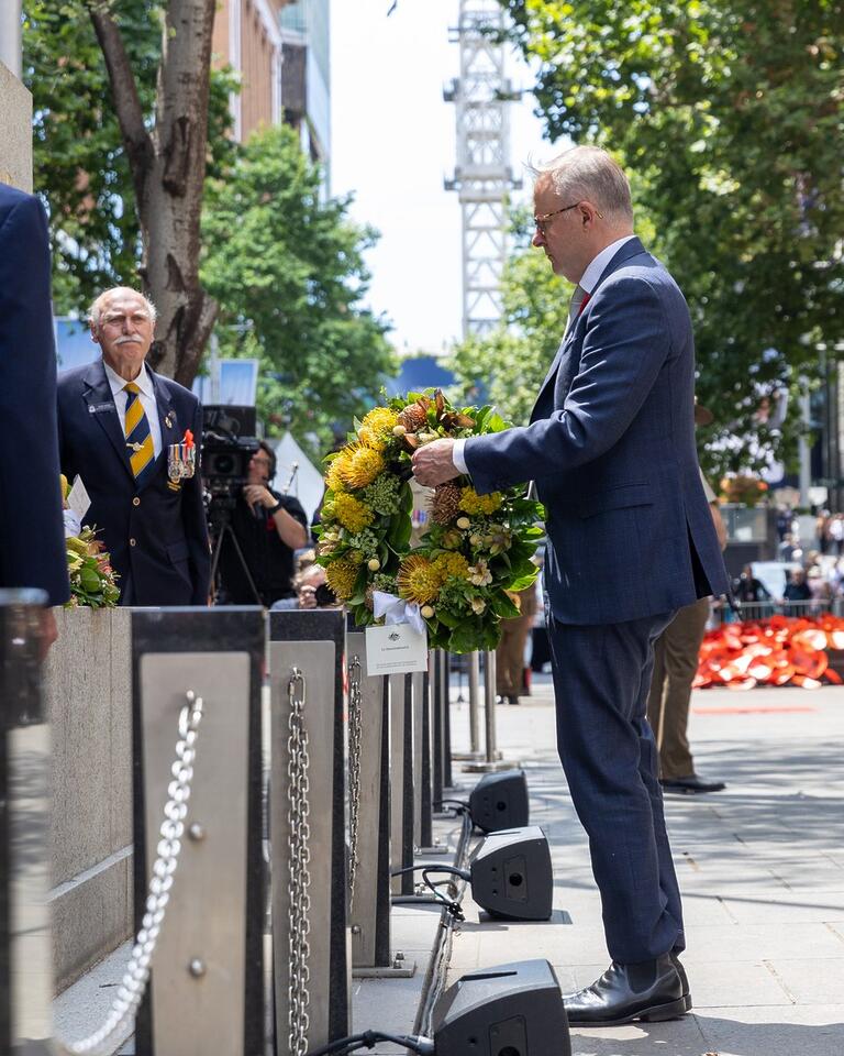 Anthony Albanese: Every year on Remembrance Day, at the eleventh hour, Australians …