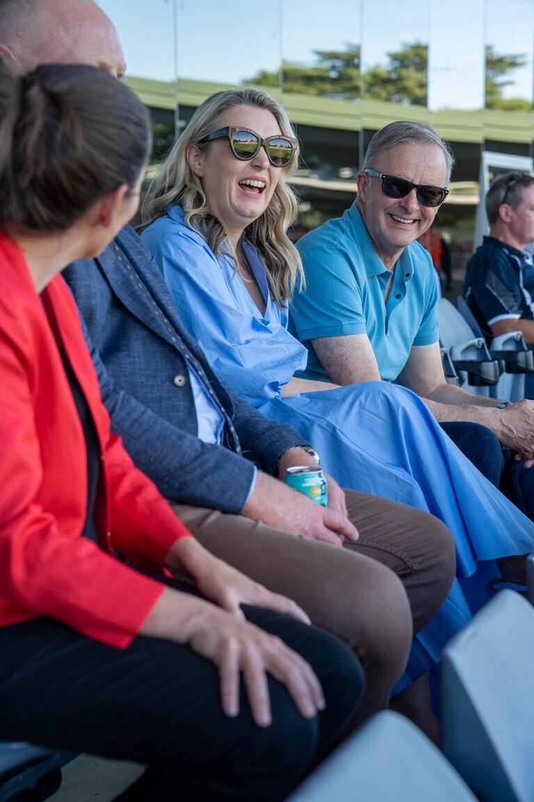 Anthony Albanese: Great to get a chance to head over to Day 3 of the PM’s XI at Man…