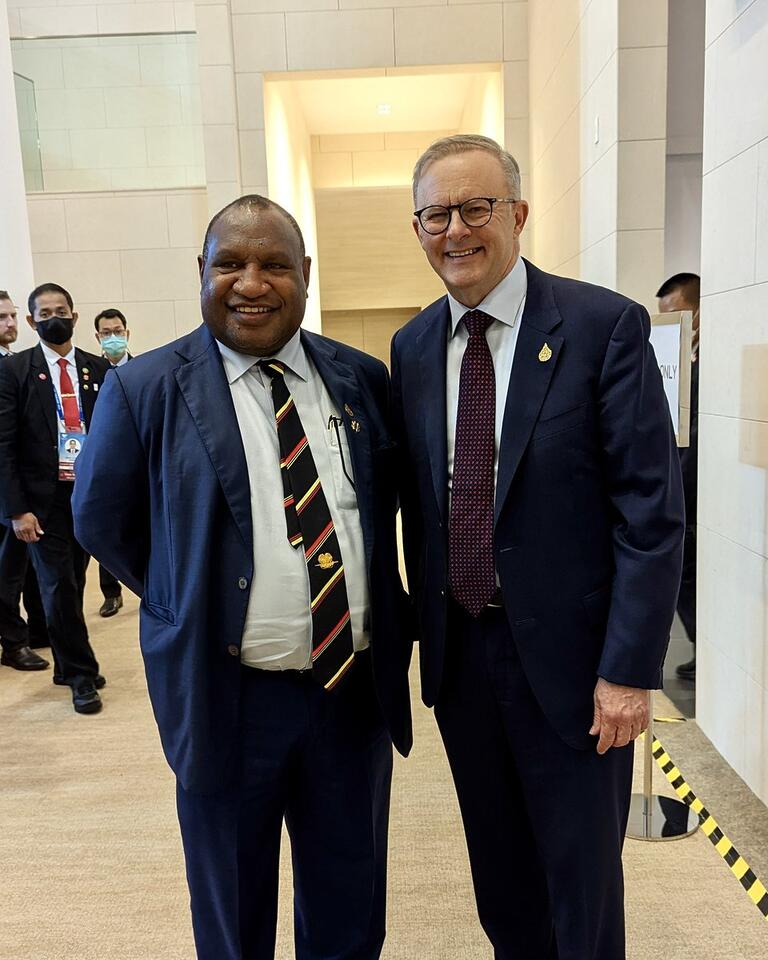 Anthony Albanese: Great to speak with my friend James Marape, Prime Minister of Pap…