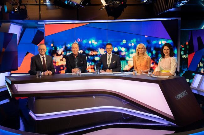 In studio with @theprojecttv panel tonight – on air from 6:30pm. ...