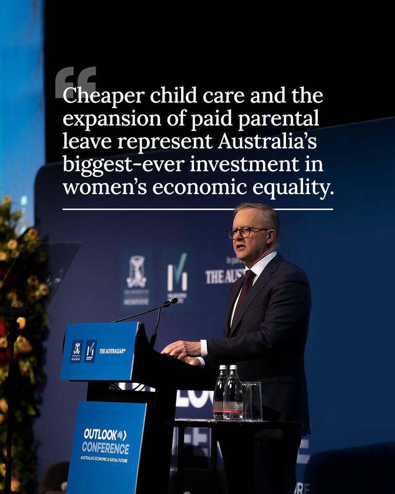 Anthony Albanese: Opening the doors of opportunity – and widening them. That’s what…