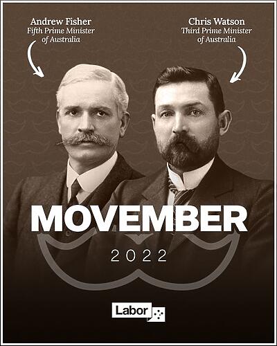 Movember Australia encourages men to grow a mo’ in November, to raise ...