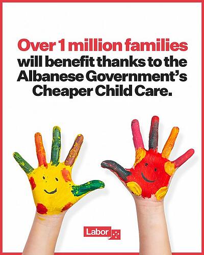 The Albanese Labor Government is introducing Cheaper Child Care t...