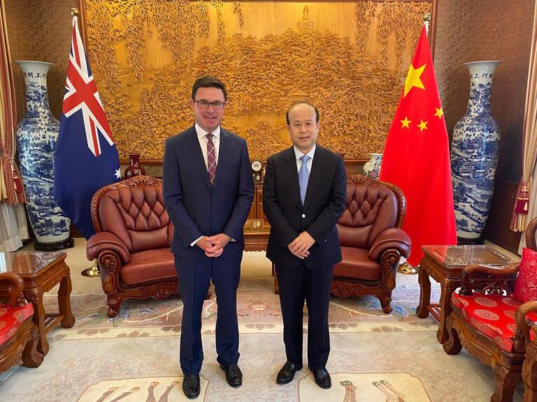 David Littleproud MP: Today I met with the Chinese Ambassador HE Xiao Qian. 
We held c…