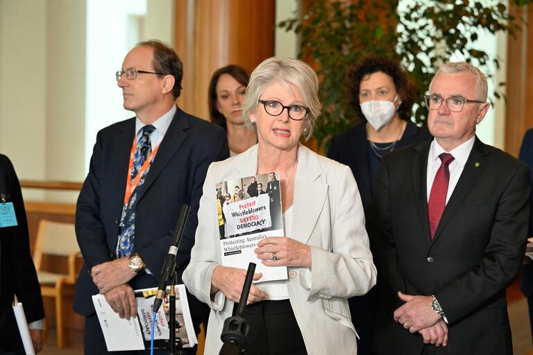 Helen Haines MP: This morning I helped launch ‘Protecting Australia’s Whistleblowe…