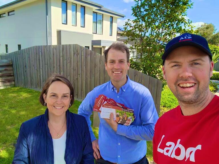 Jaala Pulford MP: Wantirna with Jackson Taylor and Tom McIntosh this afternoon  …