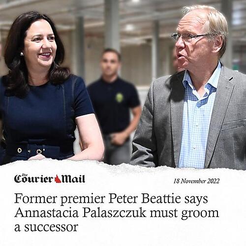 Even Peter Beattie knows the Premier's best days are behind her....