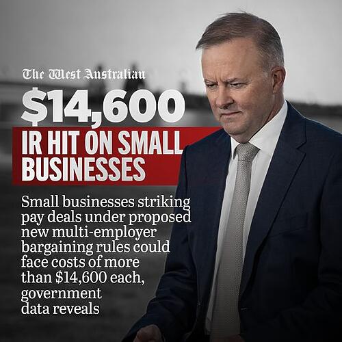 Liberal Party of Australia: The Albanese Government’s own data shows Labor’s IR changes will …