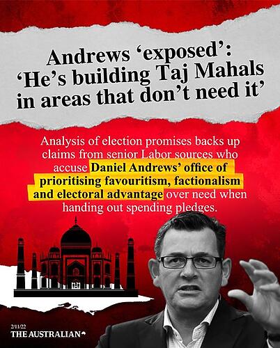 Only the Liberals and Nationals will put a stop to Dan's  spendin...