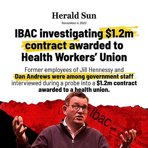 This is now the 4th IBAC corruption inquiry into the heart of Mr....