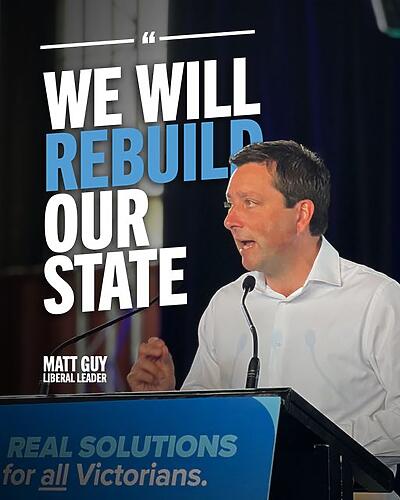 We will rebuild our state - we will fix our health system , we wi...