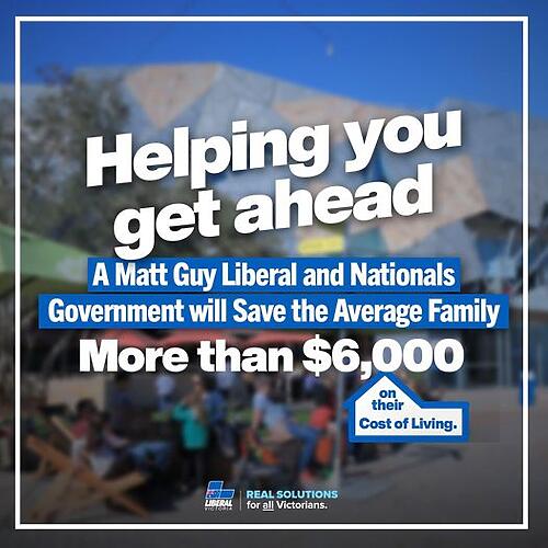 We will reward hard working Victorian families by cutting seven s...