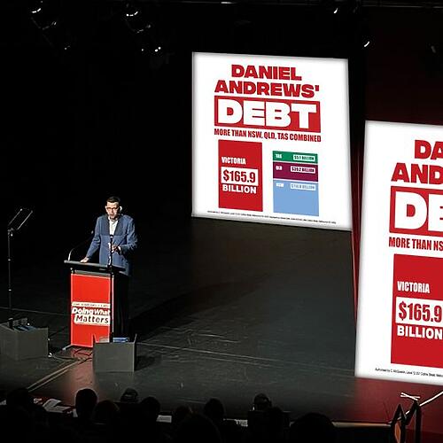 Weird flex from Andrews at his campaign launch today......