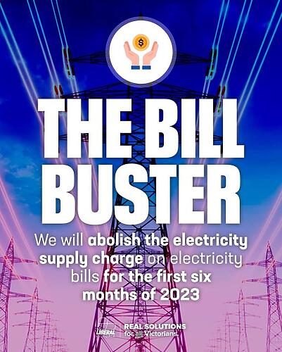 We'll scrap the electricity supply charge for the first six month...