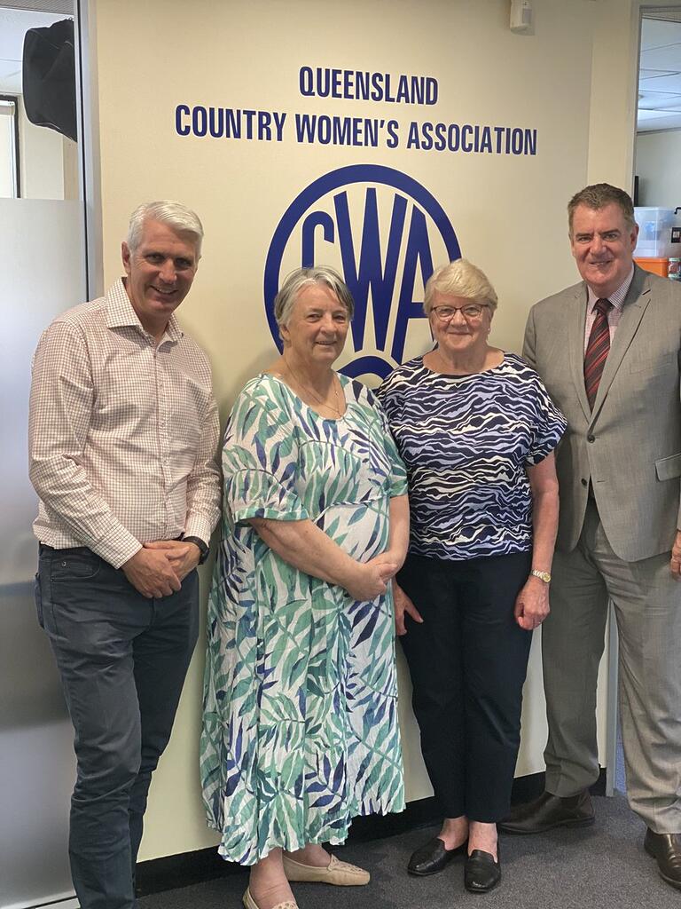 Mark Furner MP: It was great to catch up with #qcwa President Sheila Campbell and…