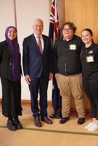 Inspired & passionate students from around met in @Aust_Parliamen...
