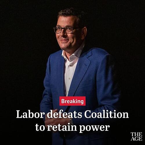 NSW Labor: We love to see it! Congrats Dan Andrews and Victorian Labor…