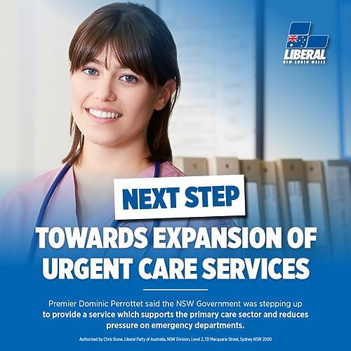 The urgent care services, a joint commitment of the NSW and Victo...