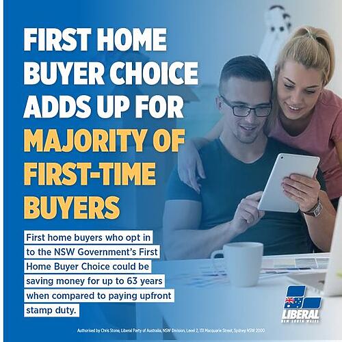 Treasurer Matt Kean MP said about two-thirds of first home buyers in t...