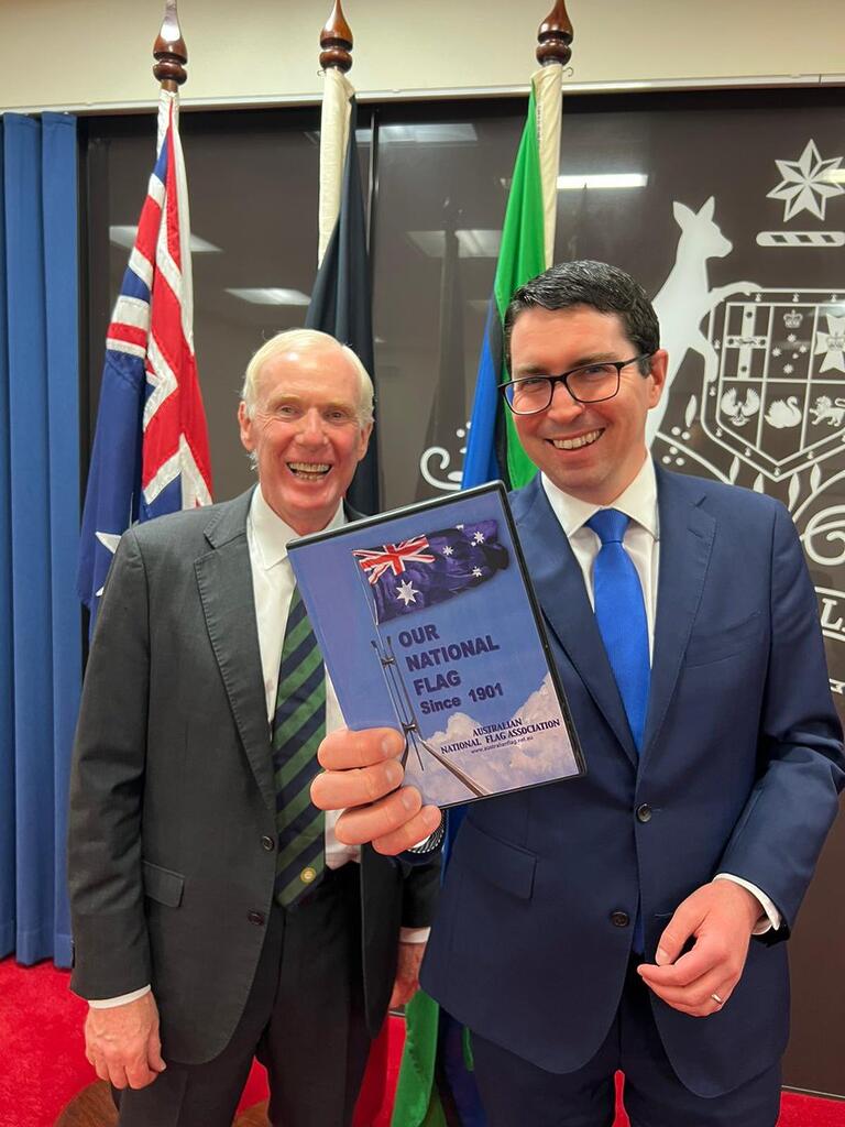 Patrick Gorman MP: Allan Pidgeon chairs the Australian Flag Association.  He has sp…