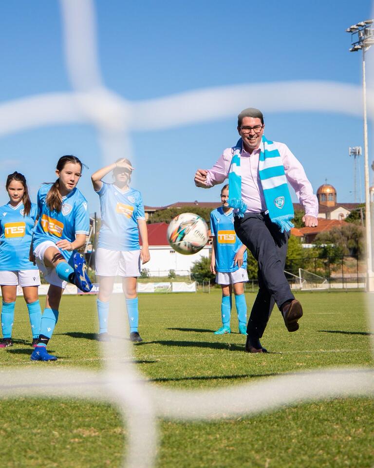 Patrick Gorman MP: Labor kicking goals for Perth!  The home of Perth Soccer Club, Do…