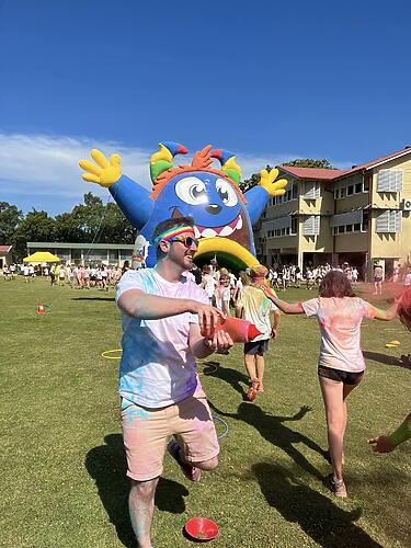 Get yourself an MP in rainbow glasses  "Had an absolute ball at the Wi...