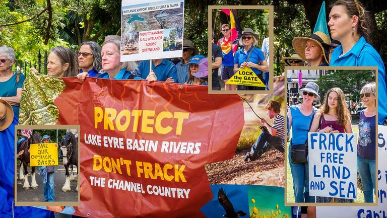 Queensland Greens: RALLY: Don’t frack the Lake Eyre Basin. Parliament House, Brisban…