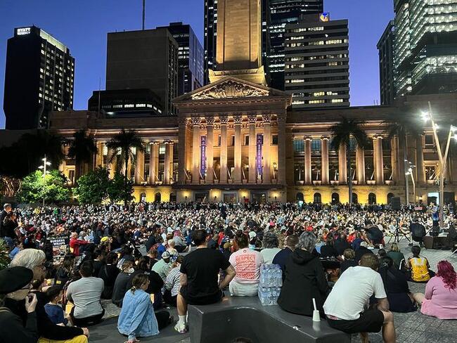 Queensland Greens: Thousands of people in Meanjin for the vigil for Cassius Turvey….