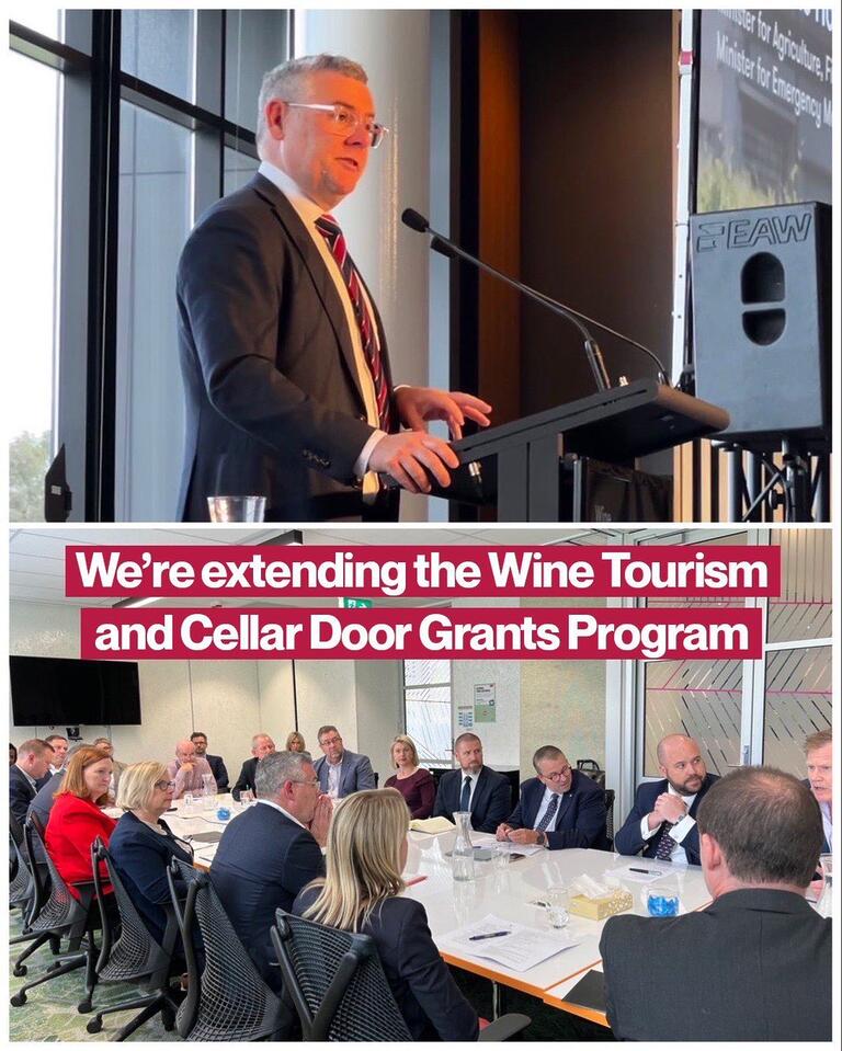 Senator Murray Watt: Australian wine is the best in the world & it’s a great example o…
