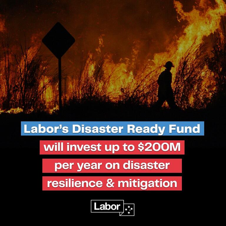 Senator Tony Sheldon: Labor’s Disaster Ready Fund just passed into law.  This $200 mill…