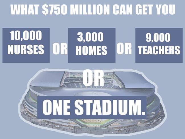 Dear Premier, time for a reality check. A stadium is the wrong pr...