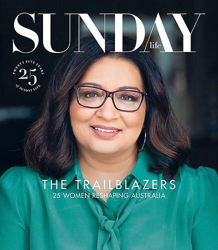 Congrats to @mehreenfaruqi for being named one of @sundaylifeau’s...