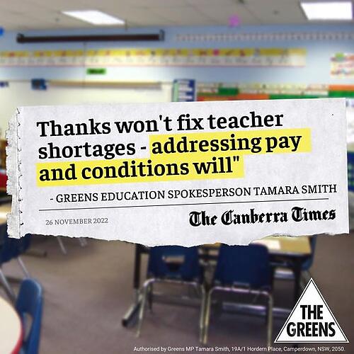 The Greens NSW: The Greens NSW trust in teachers and have a plan to give public s…